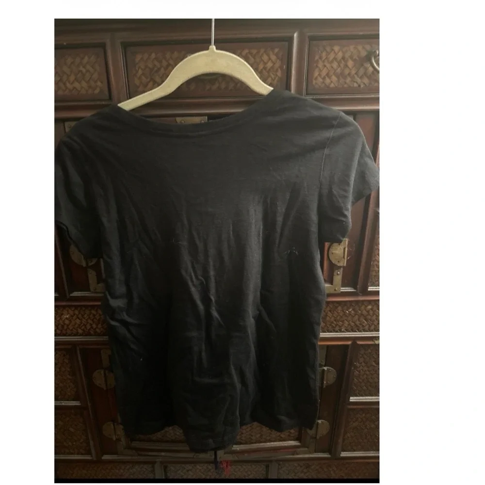 Glitter‎ Party Girls XL 14/16 Black Im Really a Mermaid Short Sleeve Graphic Tee